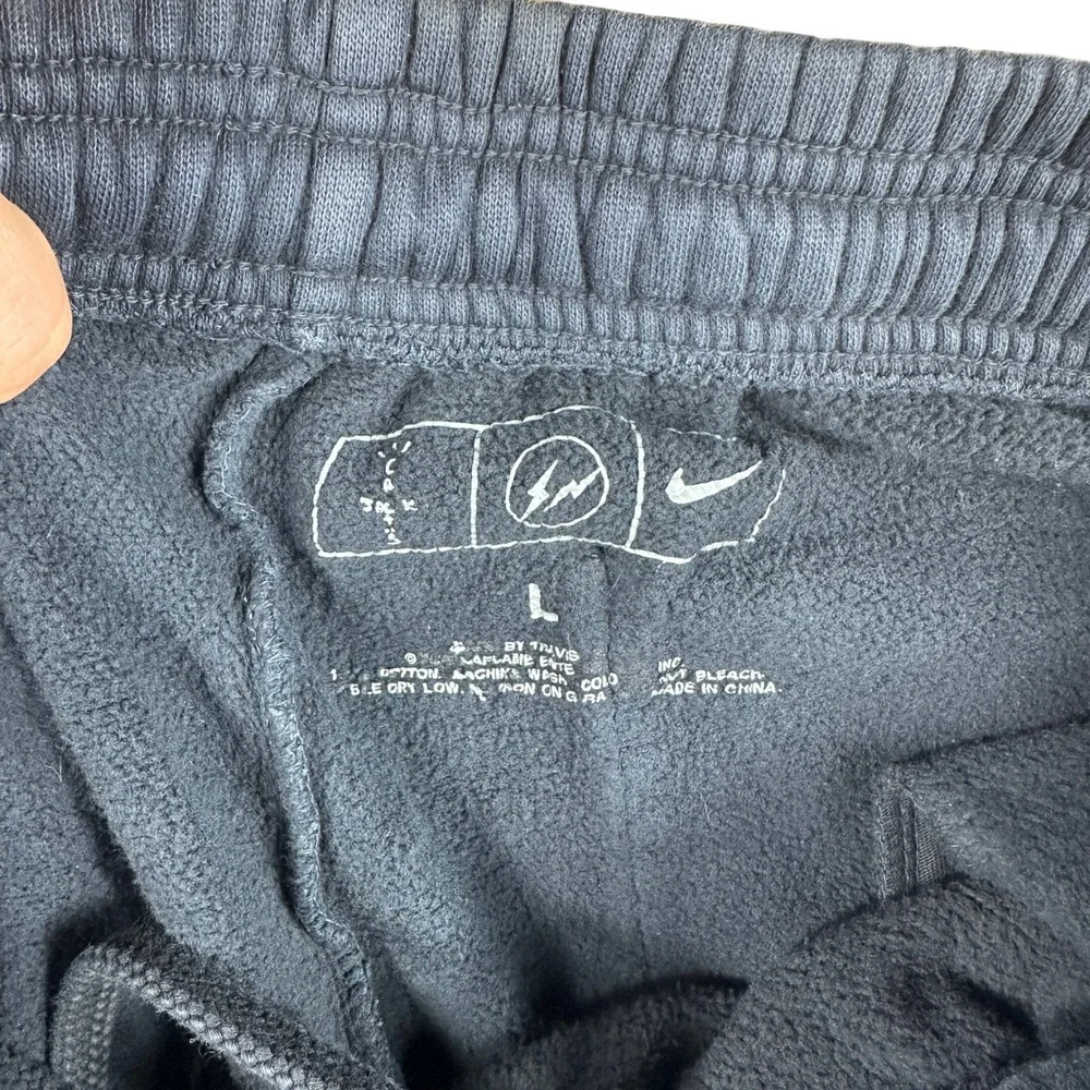 Travis Scott Cactus Jack x Fragment x Nike Dream Sweatshorts Black Mens L Rare